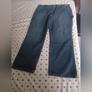 Carhartt Blue Relaxed Fit Men Catgo  Jeans 40×30